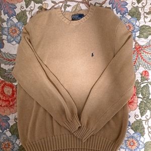 Men's Beige Ralph Lauren Polo